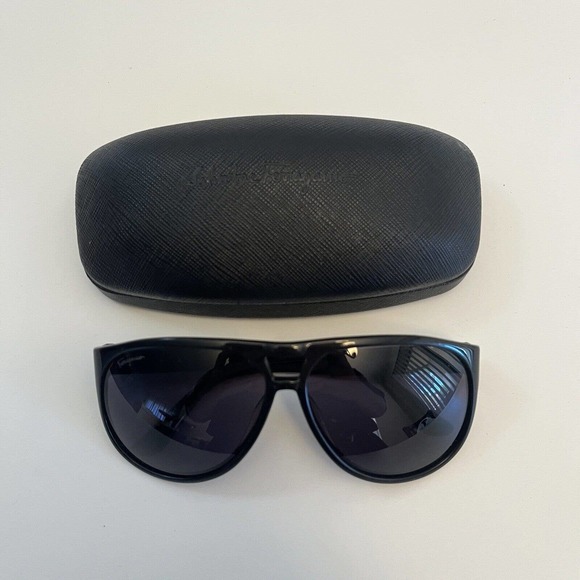 Salvatore Ferragamo Sunglasses SF634S Black Polarized Italy